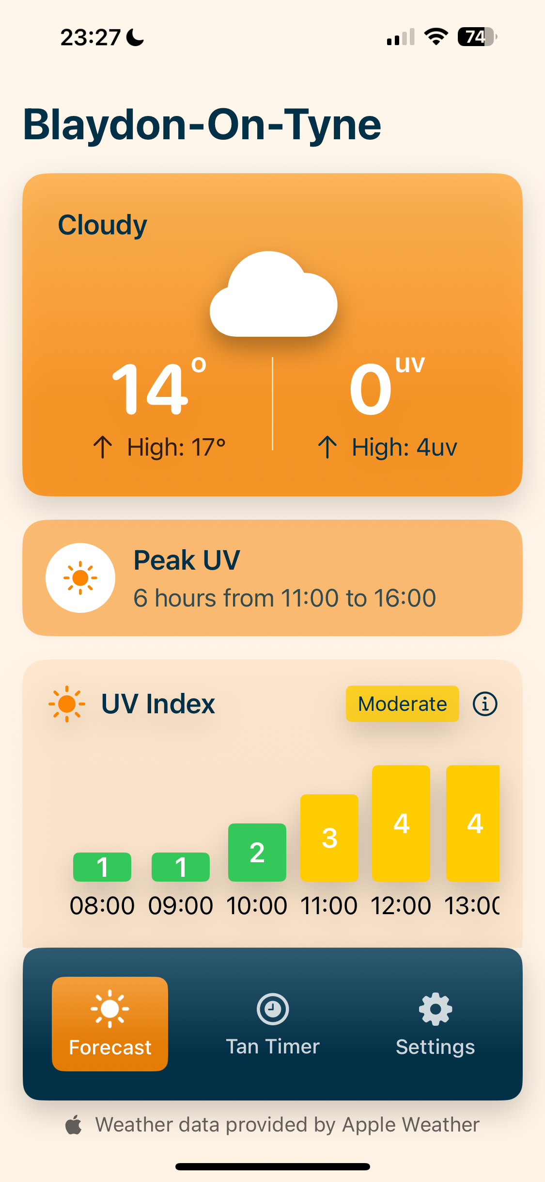 Tantastic App Screenshot